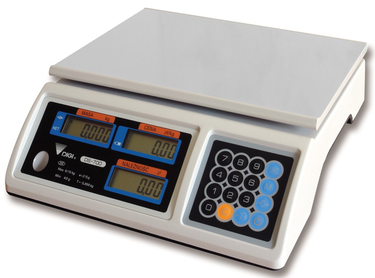 Весы с установкой. Digi ds-685 p. весы digi. весы торговые электронные с металлическими кнопками.